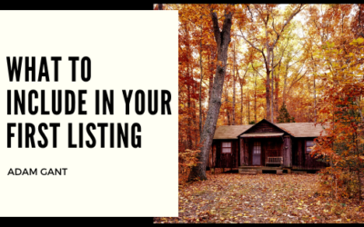 What to Include in Your First Listing